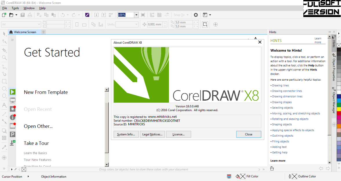 free download corel draw x4 full version with keygen